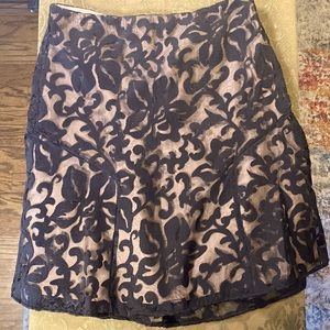 Ann Taylor black lace skirt in size 8